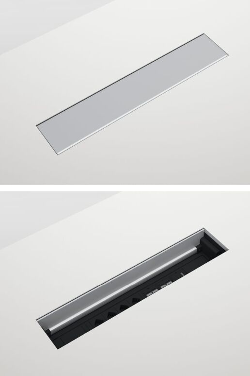 M3 Medienmodul Bachmann Top Frame, rahmenlos, lang