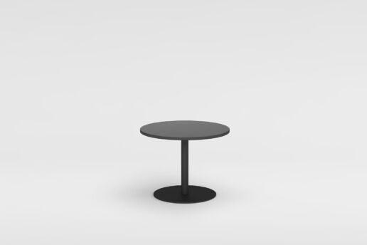 Untergestell schwarz, Tischplatte Linoleum anthrazit