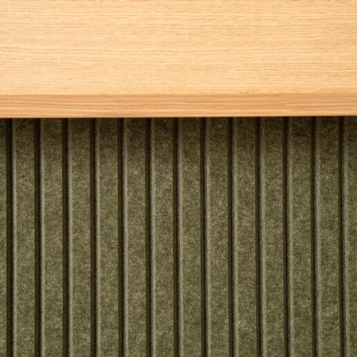 Thekenfront aus PET-Akustikplatten