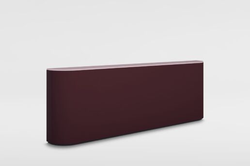 farblackiert bordeauxrot