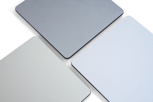 Plattenelemente in Fenix NTA (metallische Oberfläche)