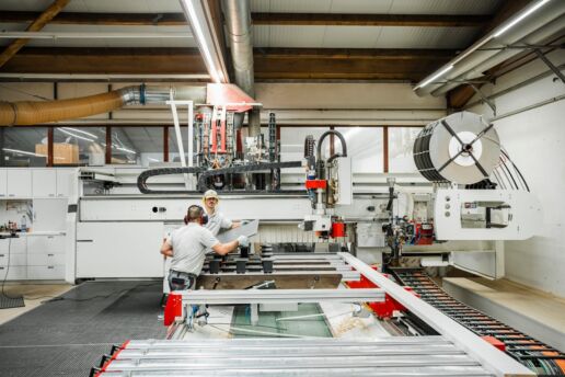 Grosse Plattenformate bis 5500 x 2000mm können bearbeitet werden