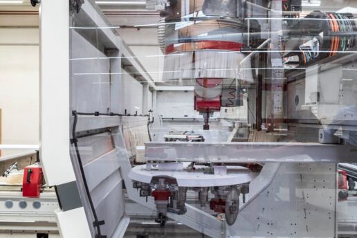 Werkezugwechsler und Hauptspindel