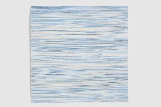 karuun® stripe aus dem Grundmaterial Rattan blau