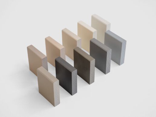 Vollkernplatten mit eingefärbtem Kern