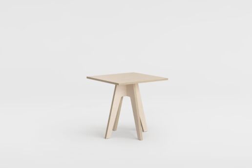 Untergestell Birke, Tischplatte Birke