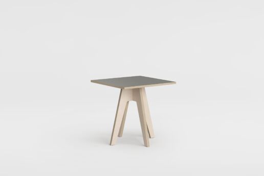 Untergestell Birke, Tischplatte Fenix NTM grau